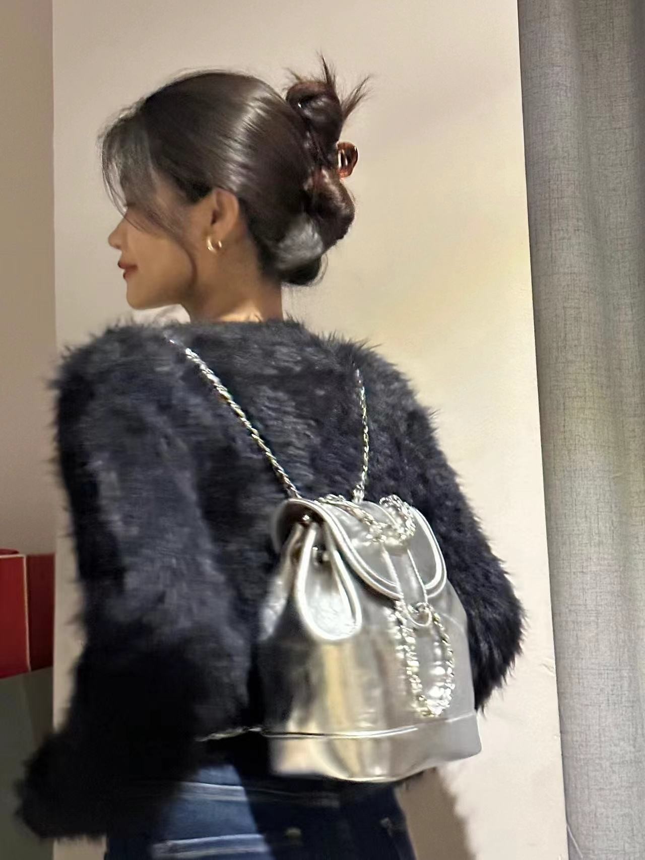 鏈條雙肩包