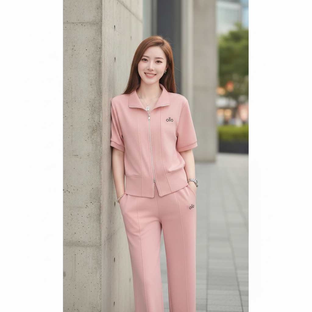 Korean-style stylish casual matching set