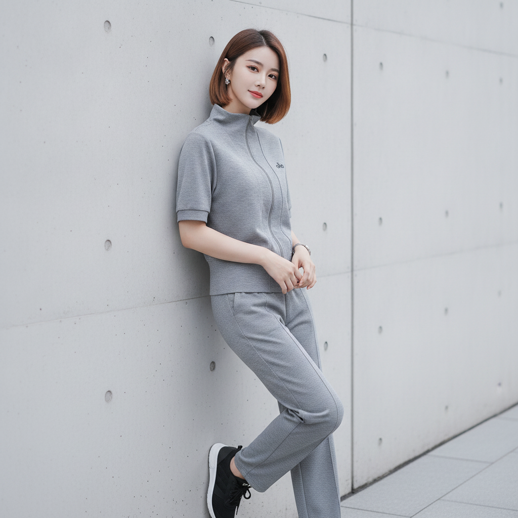 Korean-style stylish casual matching set