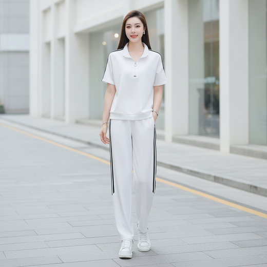 Stylish striped tracksuit