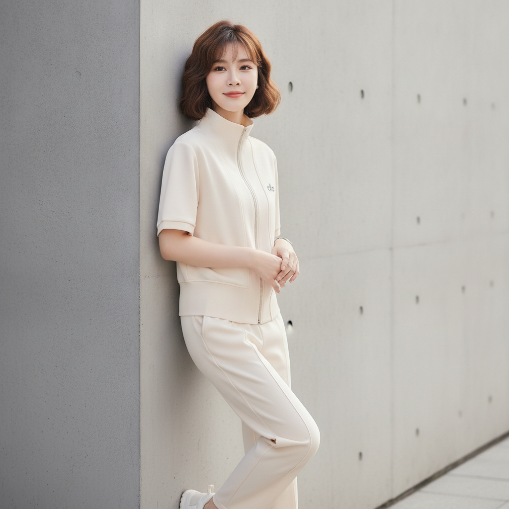 Korean-style stylish casual matching set