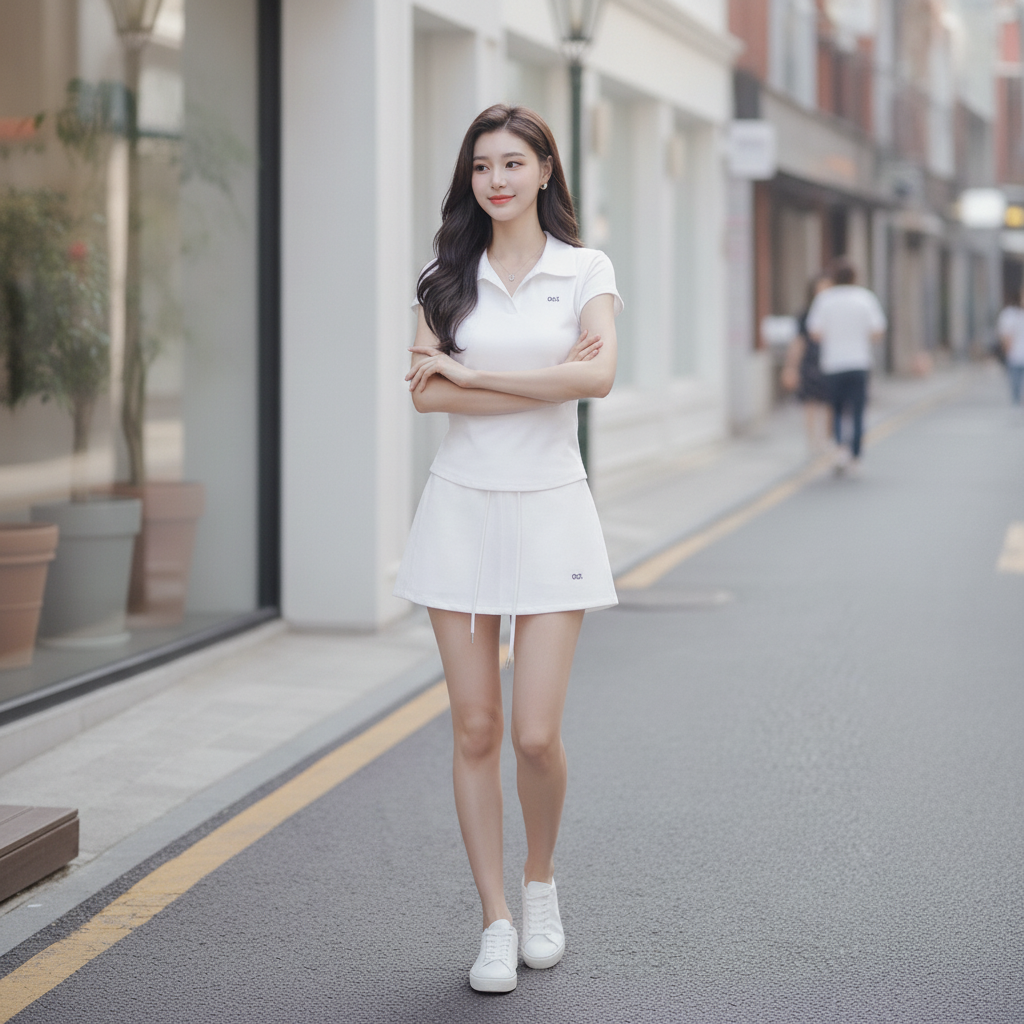 POLO Tennis Skirt and Top Set