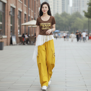 Stylish Letter-Print Matching Set