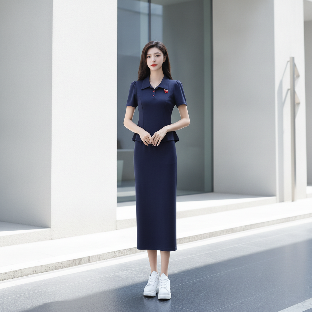 Korean style fashion suit dress