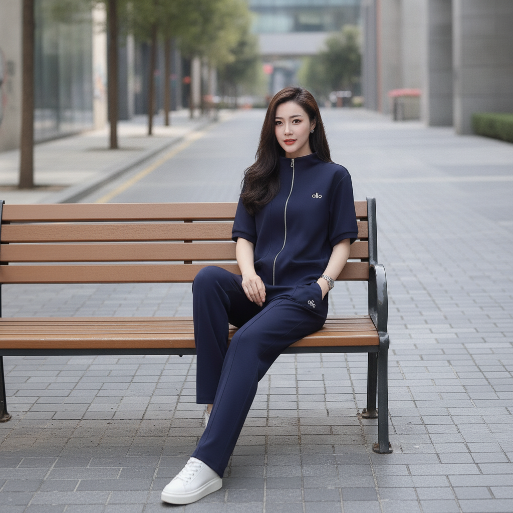 Korean-style stylish casual matching set