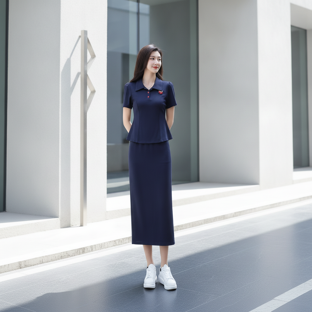 Korean style fashion suit dress
