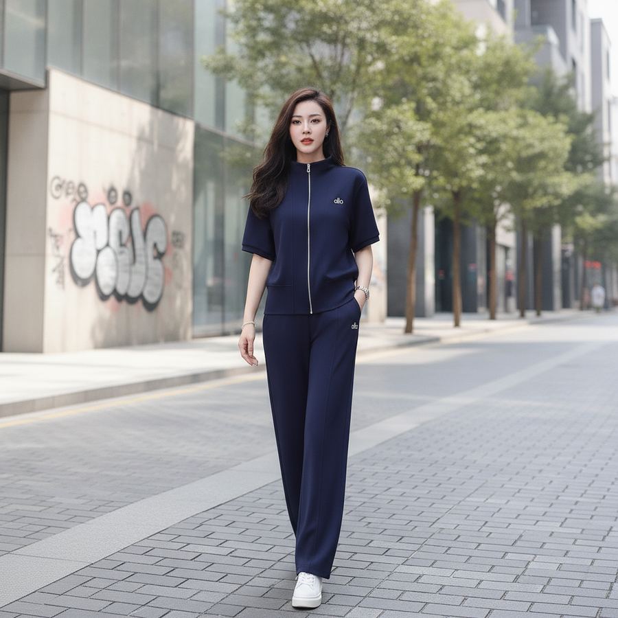 Korean-style stylish casual matching set